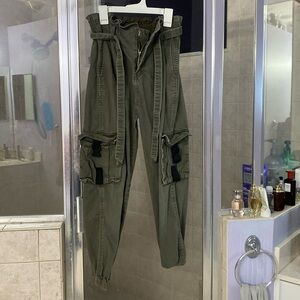 Kim Possible Army Green Cargo Pants